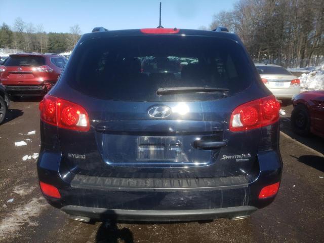 5NMSG13EX9H306170 - 2009 HYUNDAI SANTA FE GL BLUE photo 6