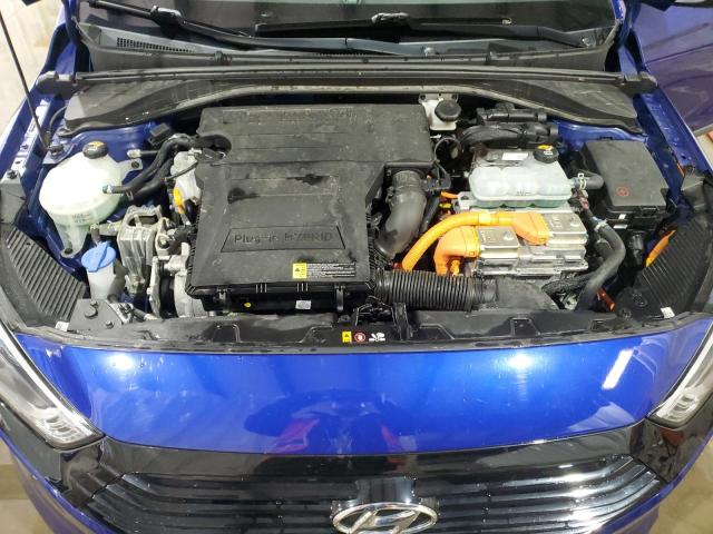 KMHC65LD2KU162291 - 2019 HYUNDAI IONIQ BLUE photo 11