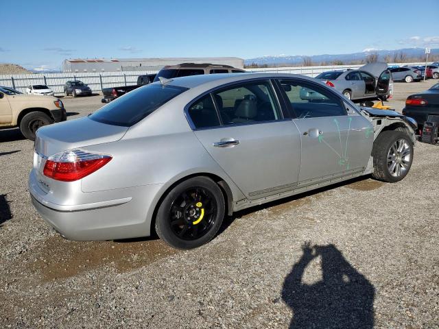 KMHGC4DF2BU129604 - 2011 HYUNDAI GENESIS 4.6L SILVER photo 3