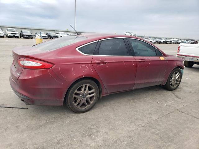 3FA6P0HD1ER378564 - 2014 FORD FUSION SE BURGUNDY photo 3