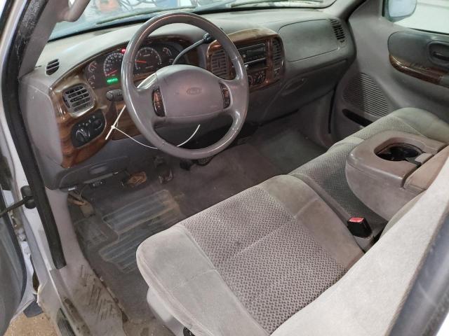 2FTRF18L11CA61958 - 2001 FORD F-150 SILVER photo 8