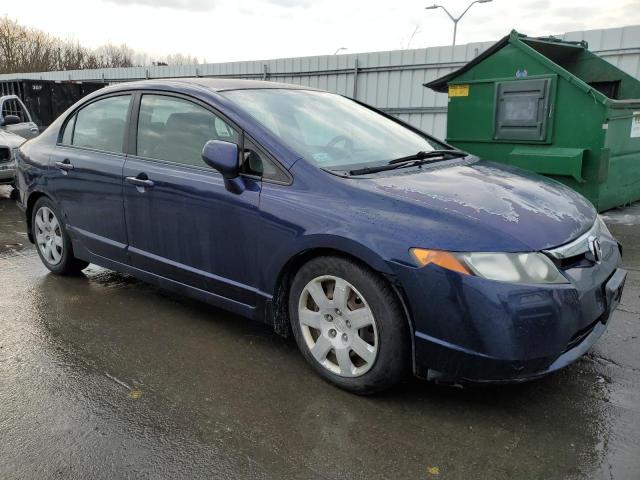 2HGFA15568H520293 - 2008 HONDA CIVIC LX BLUE photo 4