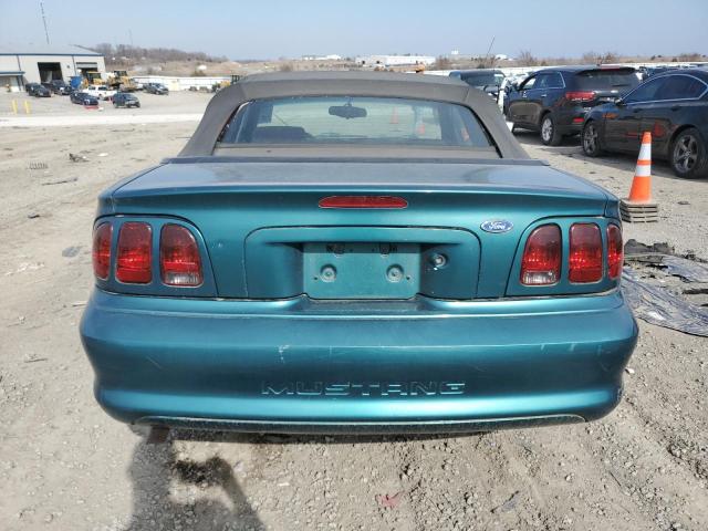 1FALP4442VF171212 - 1997 FORD MUSTANG GREEN photo 6