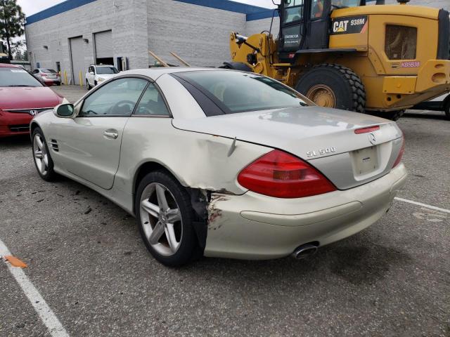 WDBSK75F43F011320 - 2003 MERCEDES-BENZ SL 500R SILVER photo 2