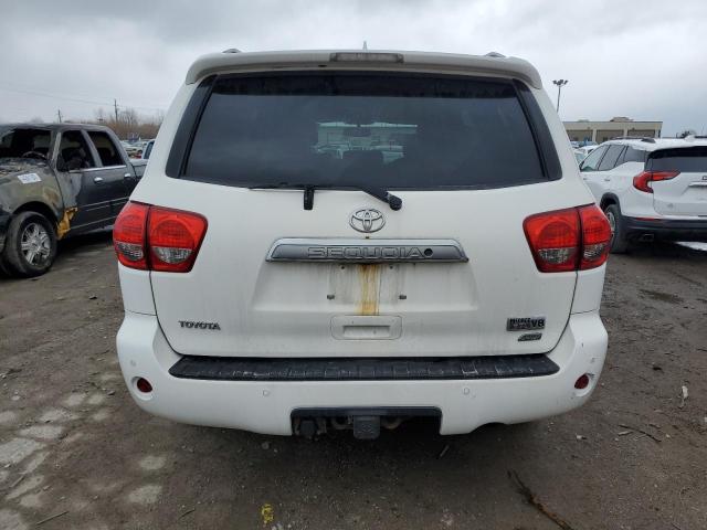 5TDJW5G18AS039366 - 2010 TOYOTA SEQUOIA LIMITED WHITE photo 6