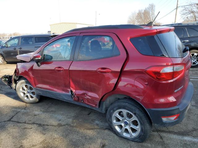 MAJ6S3GL9LC368949 - 2020 FORD ECOSPORT SE RED photo 2