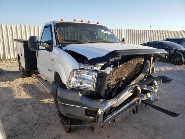 1FDXF46P45EA62225 - 2005 FORD F450 SUPER DUTY WHITE photo 4