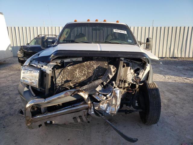 1FDXF46P45EA62225 - 2005 FORD F450 SUPER DUTY WHITE photo 5