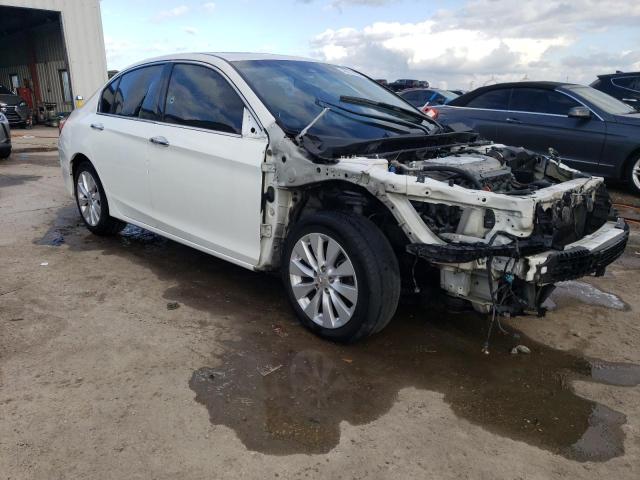 1HGCR3F83EA033546 - 2014 HONDA ACCORD EXL WHITE photo 4