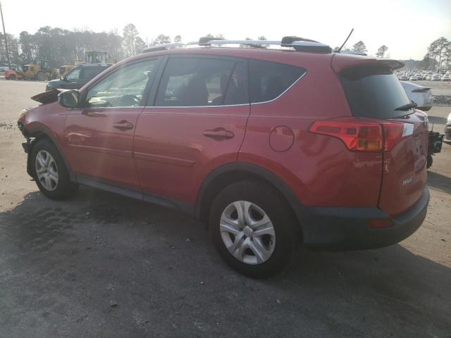 JTMBFREV5FJ050556 - 2015 TOYOTA RAV4 LE RED photo 2