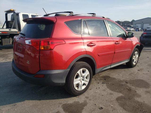 JTMBFREV5FJ050556 - 2015 TOYOTA RAV4 LE RED photo 3