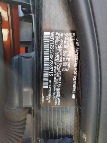 WBY1Z2C50FV286715 - 2015 BMW I3 BEV BROWN photo 12