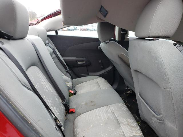 1G1JA5SH2D4107785 - 2013 CHEVROLET SONIC LS 红色 照片 10