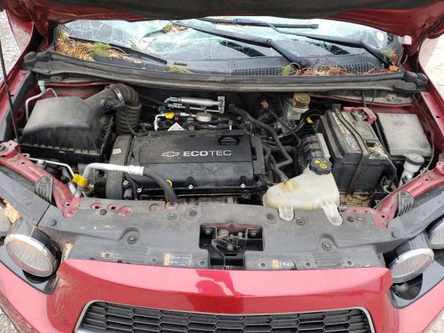 1G1JA5SH2D4107785 - 2013 CHEVROLET SONIC LS 红色 照片 11