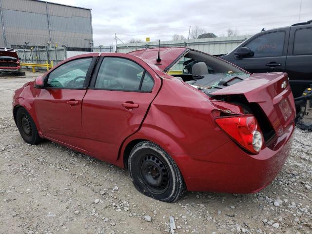 1G1JA5SH2D4107785 - 2013 CHEVROLET SONIC LS 红色 照片 2