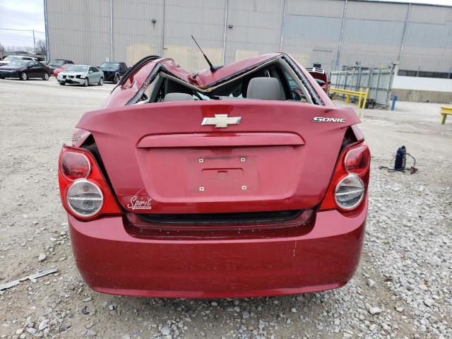 1G1JA5SH2D4107785 - 2013 CHEVROLET SONIC LS 红色 照片 6