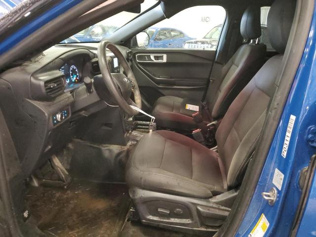 1FM5K8AW4LGC14787 - 2020 FORD EXPLORER POLICE INTERCEPTOR 蓝色 照片 7