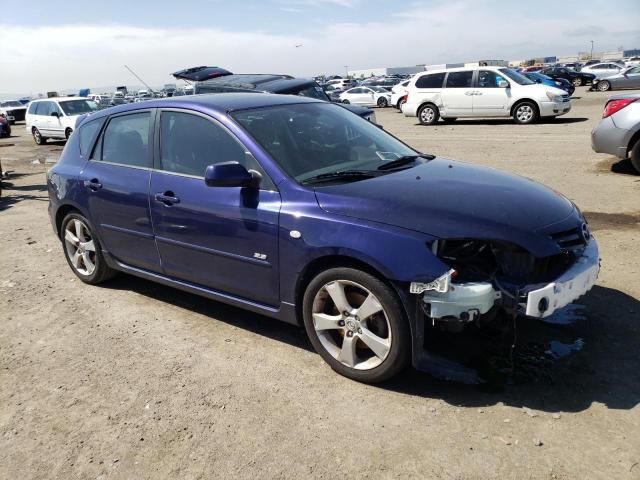 JM1BK343761403985 - 2006 MAZDA 3 HATCHBACK BLUE photo 4