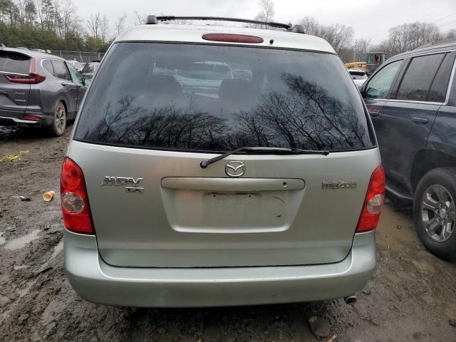 JM3LW28A430354152 - 2003 MAZDA MPV WAGON SILVER photo 6