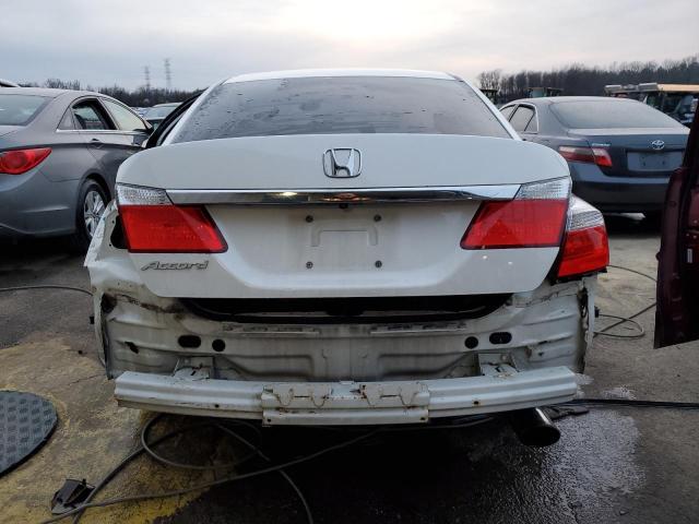 1HGCR2F33FA140452 - 2015 HONDA ACCORD LX WHITE photo 6