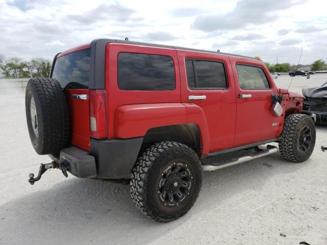 5GTDN136068132445 - 2006 HUMMER H3 RED photo 3