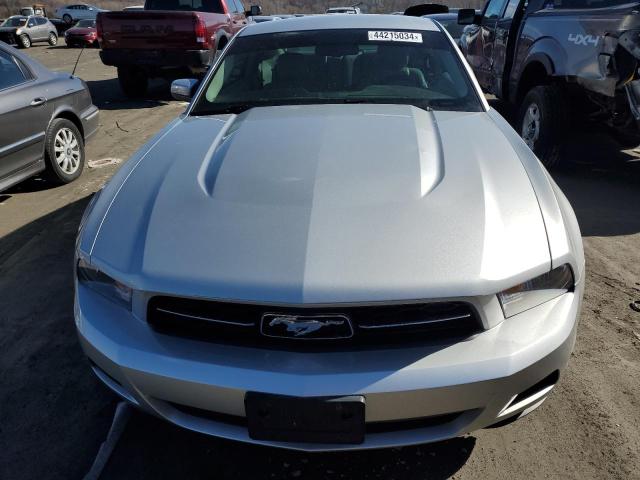 1ZVBP8AN7A5179880 - 2010 FORD MUSTANG SILVER photo 5