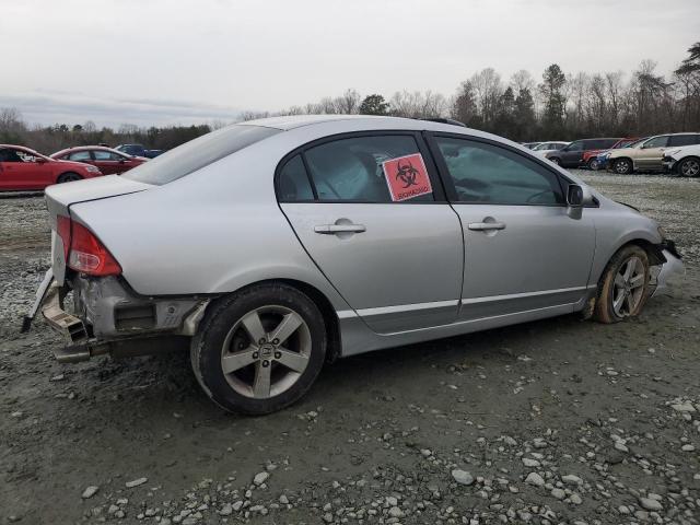 1HGFA16896L067506 - 2006 HONDA CIVIC EX SILVER photo 3