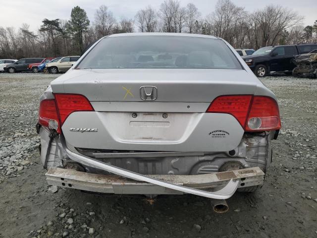 1HGFA16896L067506 - 2006 HONDA CIVIC EX SILVER photo 6