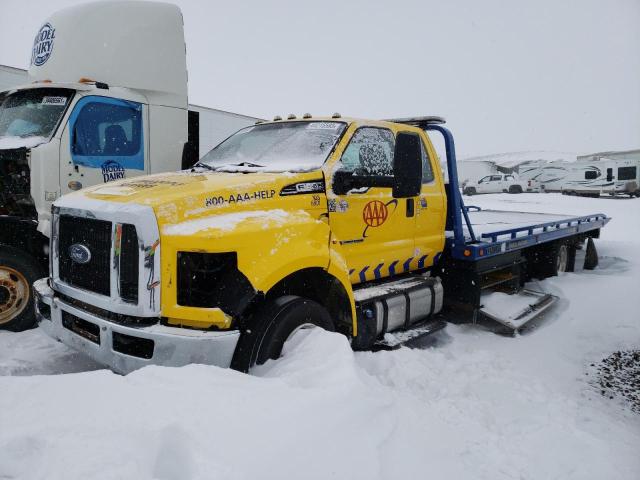 1FDWX6DCXHDB01186 - 2017 FORD F650 SUPER DUTY YELLOW photo 2