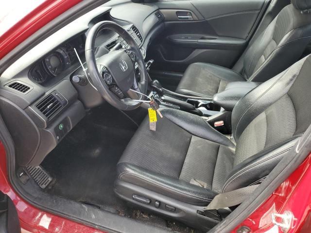 1HGCR2F56GA048237 - 2016 HONDA ACCORD SPORT RED photo 7