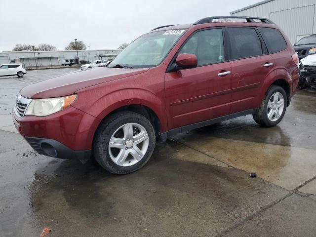 JF2SH6DC7AH711692 - 2010 SUBARU FORESTER 2.5X LIMITED BURGUNDY photo 1