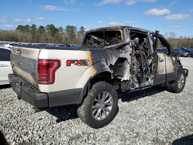 1FTEW1EG7HFB16353 - 2017 FORD F150 SUPERCREW BURN photo 3