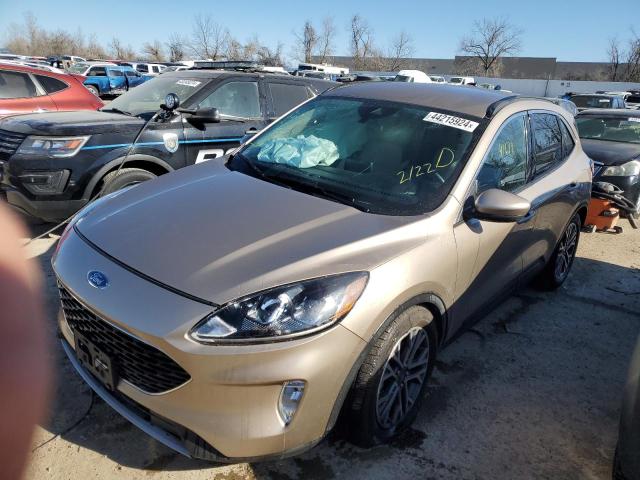 1FMCU0H67LUA33161 - 2020 FORD ESCAPE SEL TAN photo 1