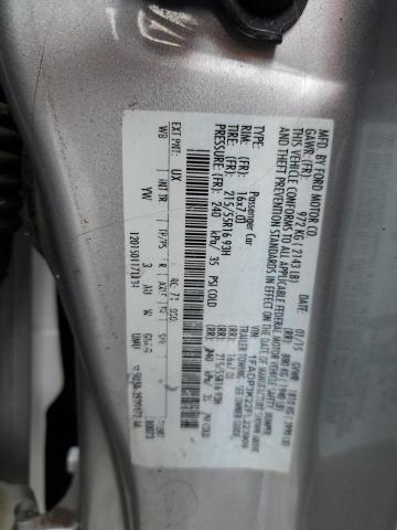 1FADP3K22FL223909 - 2015 FORD FOCUS SE SILVER photo 12