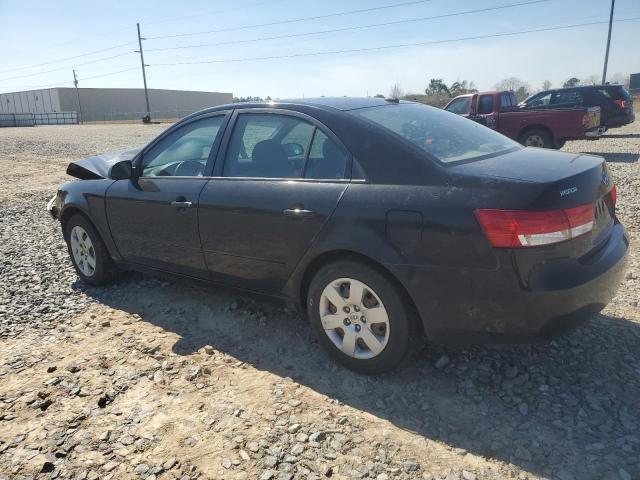 5NPET46C38H394114 - 2008 HYUNDAI SONATA GLS BLACK photo 2