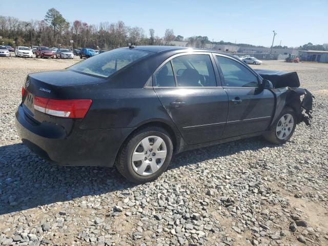 5NPET46C38H394114 - 2008 HYUNDAI SONATA GLS BLACK photo 3