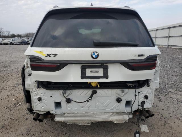 5UXCX4C58KLS36595 - 2019 BMW X7 XDRIVE50I WHITE photo 6