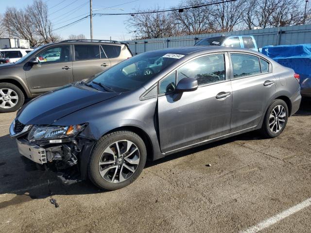 19XFB2F99DE014157 - 2013 HONDA CIVIC EXL GRAY photo 1