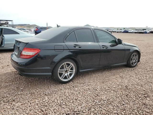 WDDGF56XX9R042320 - 2009 MERCEDES-BENZ C 350 BLACK photo 3