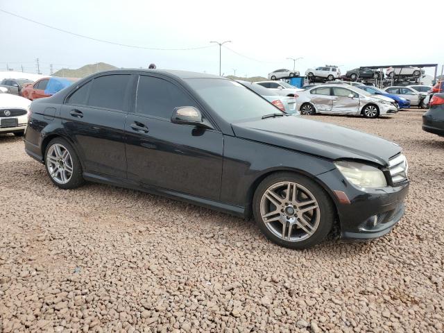 WDDGF56XX9R042320 - 2009 MERCEDES-BENZ C 350 BLACK photo 4