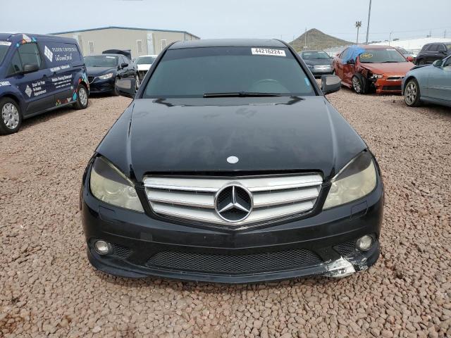 WDDGF56XX9R042320 - 2009 MERCEDES-BENZ C 350 BLACK photo 5