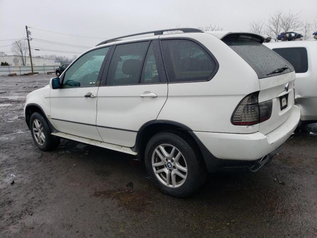 5UXFA13565LY02500 - 2005 BMW X5 3.0I WHITE photo 2