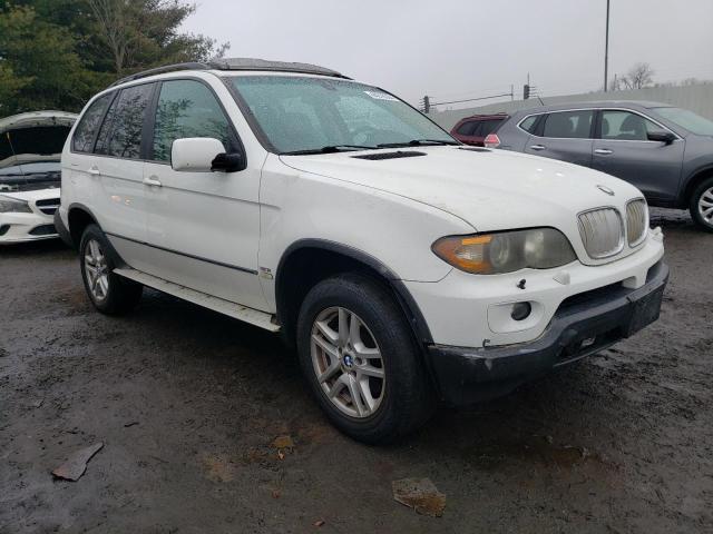 5UXFA13565LY02500 - 2005 BMW X5 3.0I WHITE photo 4