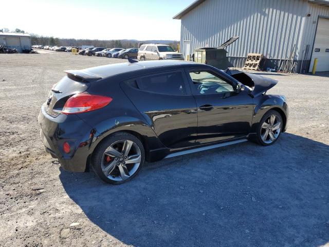 KMHTC6AE4DU147644 - 2013 HYUNDAI VELOSTER TURBO BLACK photo 3