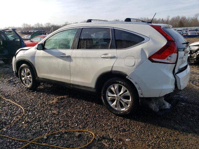 5J6RM4H70EL065564 - 2014 HONDA CR-V EXL WHITE photo 2