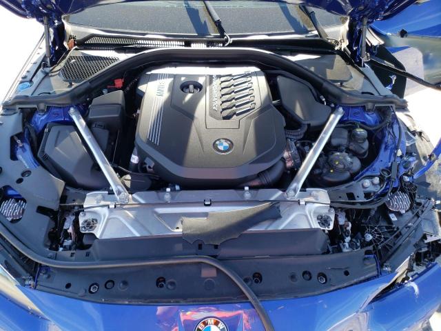 WBA13AW0XNFM71454 - 2022 BMW M440XI GRAN COUPE BLUE photo 11