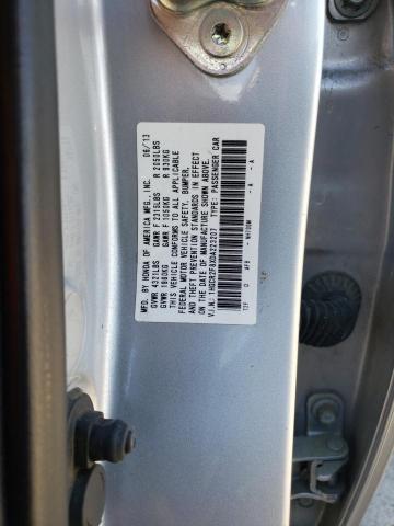 1HGCR2F8XDA223207 - 2013 HONDA ACCORD EXL SILVER photo 12