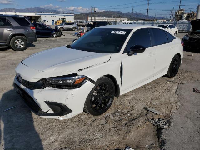 2HGFE2F52PH547952 - 2023 HONDA CIVIC SPORT WHITE photo 1