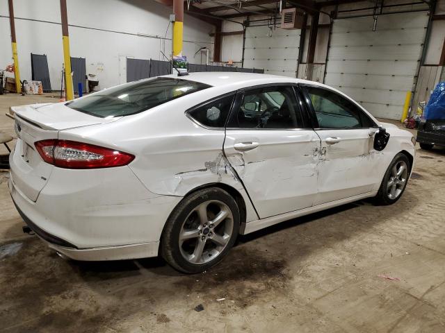 3FA6P0H76ER362824 - 2014 FORD FUSION SE WHITE photo 3