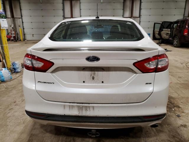 3FA6P0H76ER362824 - 2014 FORD FUSION SE WHITE photo 6